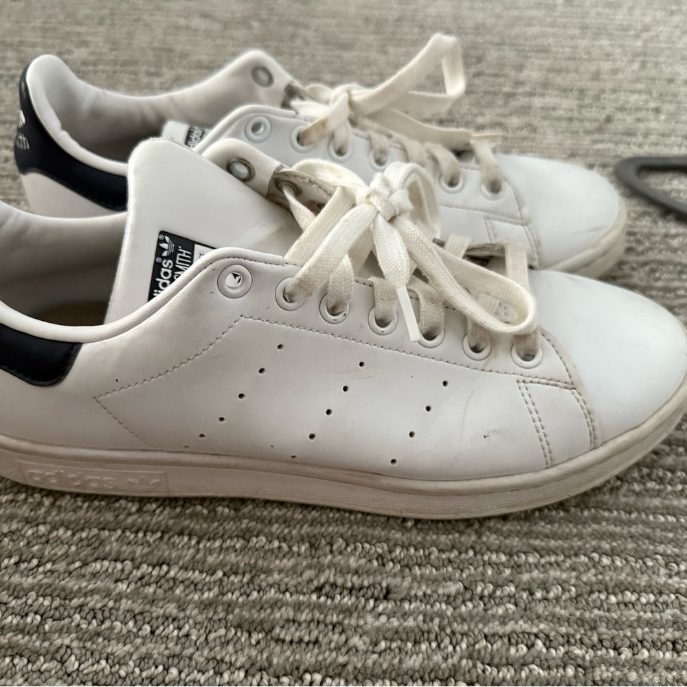 Adidas Classic White and Black Sneakers